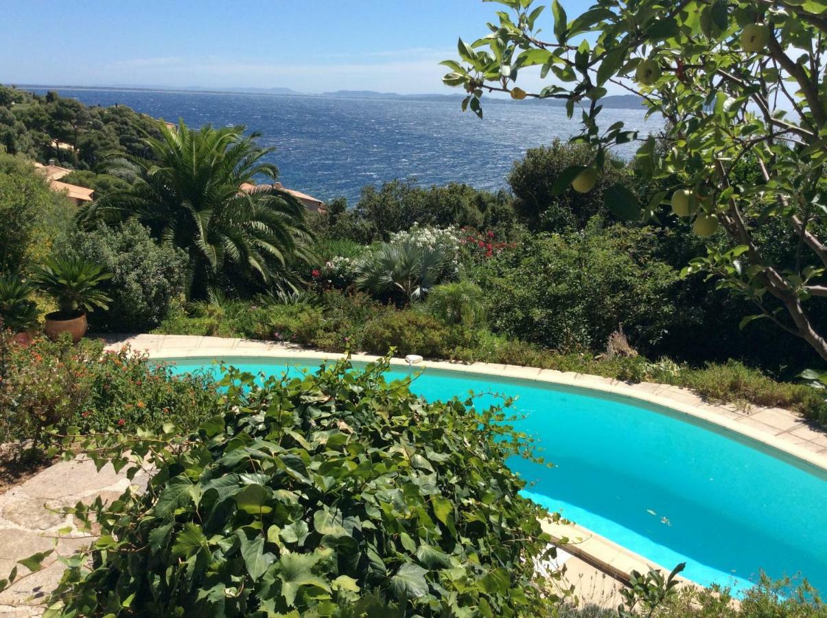 Villa Du Bau Rouge Carqueiranne Exteriör bild